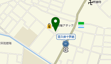 わんぐるめ 丼丸 宮久保店の地図画像