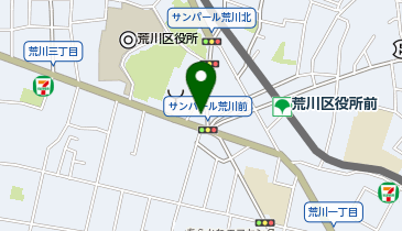 おはな荒川店の地図画像