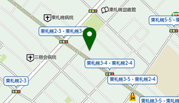 日の丸 丼丸 東札幌店の地図画像