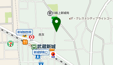 和楽 丼丸 武蔵新城駅前店の地図画像