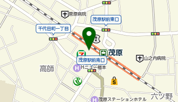 丼丸 さくら茂原店の地図画像