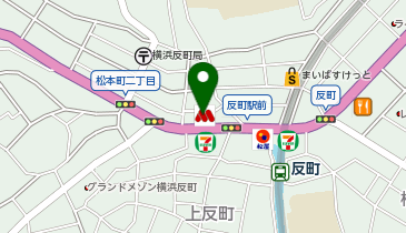 Bay 丼丸 反町店の地図画像