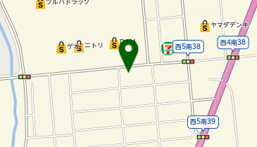 北海 丼丸(5号店)帯広稲田店の地図画像
