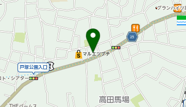 海の彩り 丼丸 高田馬場店の地図画像