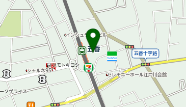 丼丸 司五香東口店の地図画像