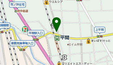 横浜(和楽) 丼丸(6号店)平間店の地図画像