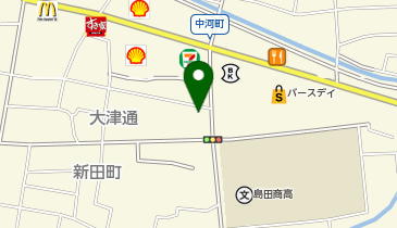 海鮮道楽(2号店)島田中河町店の地図画像