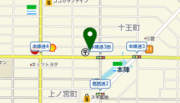 絆 丼丸 本陣店の地図画像