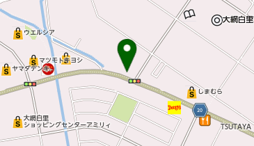 海鮮丼 九十九里 丼丸 大網店の地図画像