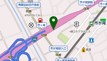 武蔵 丼丸 市ケ尾店の地図画像