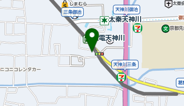丼丸 京の魚河岸太秦天神川店の地図画像