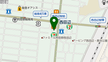 網元 丼丸 西田辺店の地図画像