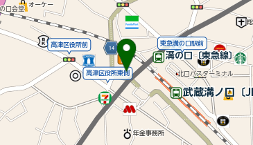 頂 丼丸 溝の口店の地図画像