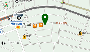 丼丸 凛(2号店)常盤平さくら通り店の地図画像