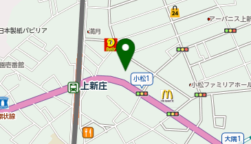 丼丸 魚山(2号店)上新庄店の地図画像