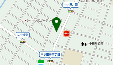 丼丸 きらく中小田井店の地図画像