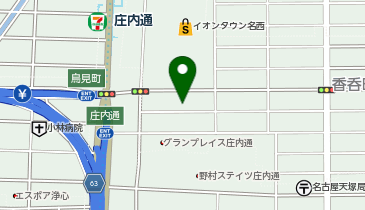 海鮮しろくま(3号店) イオンタウン名西店の地図画像