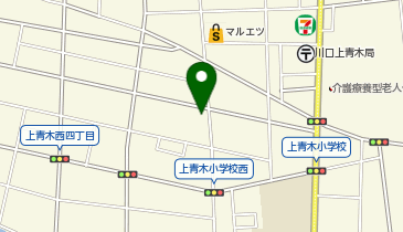 ライカ 丼丸 川口市上青木店の地図画像