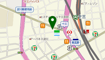 丼丸 魚山 十三駅西口店(4号店)の地図画像