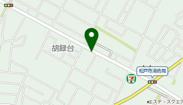 丼丸 もみじ(椛 松戸胡録台店の地図画像