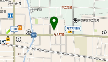 京の魚河岸丸太町天神通店の地図画像