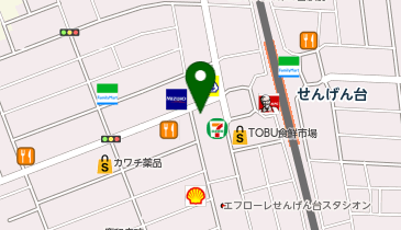 幸 Sachiせんげん台店の地図画像