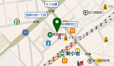 おはな新小岩北口店の地図画像