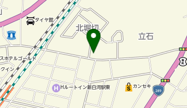 万福 丼丸 新白河店の地図画像