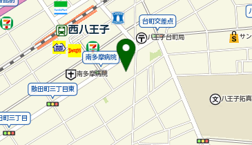 一福 丼丸 西八王子店の地図画像