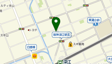 丼丸 海鮮問屋深江店の地図画像