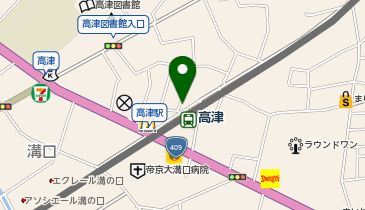 三崎 丼丸 高津店の地図画像