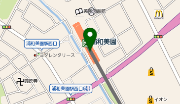 不二家 ペコちゃんmilkyタイム 浦和美園店の地図画像