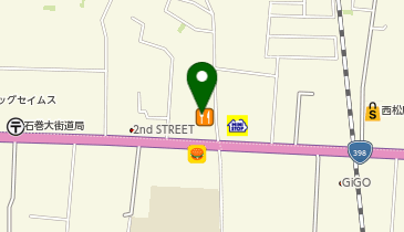 不二家 石巻大街道店の地図画像