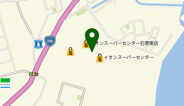 不二家 イオンSuC石巻東店の地図画像