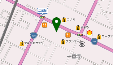 不二家 グランマート一番堰店の地図画像