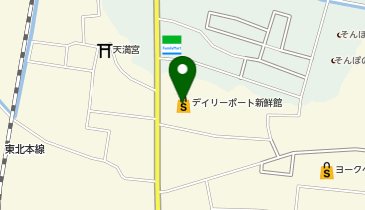 不二家 デイリーポート新鮮館中田店の地図画像