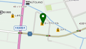 不二家 ヨークベニマル大和吉岡店の地図画像