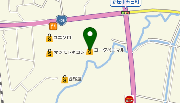 不二家 ヨークベニマル新庄店の地図画像