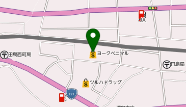不二家 ヨークベニマル田島店の地図画像