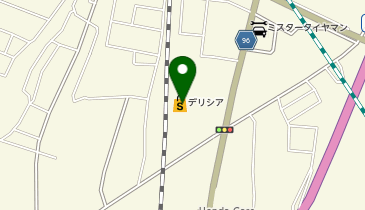 不二家 デリシア飯山店の地図画像