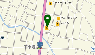 不二家 デリシア駒ケ根店の地図画像
