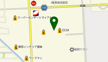 不二家 ヨークベニマル名取西店の地図画像