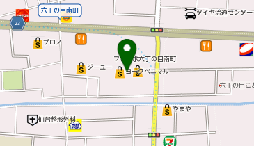 不二家 ヨークベニマル六丁の目店の地図画像