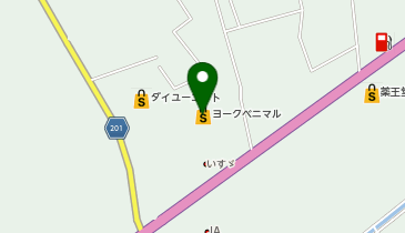 不二家 ヨークベニマル登米中田店の地図画像