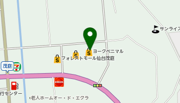 不二家 ヨークベニマル仙台茂庭店の地図画像