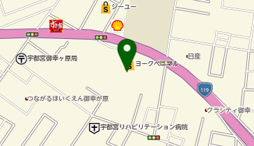 不二家 ヨークベニマル御幸ケ原店の地図画像