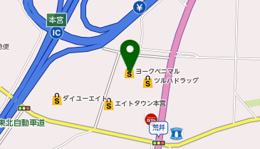 不二家 ヨークベニマル本宮インター店の地図画像