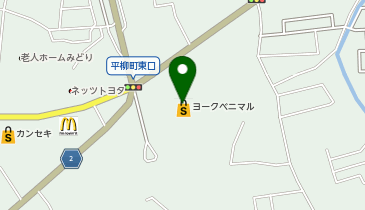 不二家 ヨークベニマル栃木平柳店の地図画像