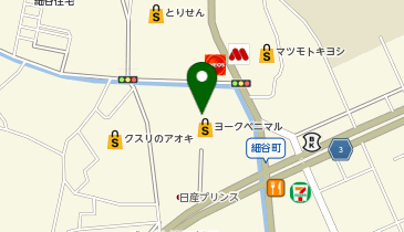 不二家 ヨークベニマル細谷店の地図画像