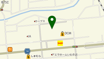 不二家 ヨークベニマル湯本南店の地図画像